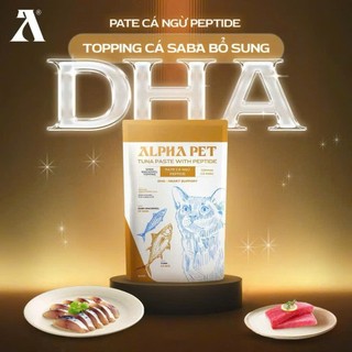 Pate Alpha Pet Dành Cho Mèo Thịt Thật Đột Phá Dinh Dưỡng 60gram