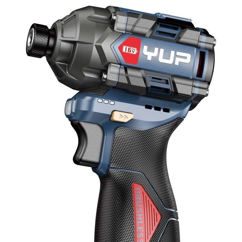Máy Chuyên Vít 16V có búa dùng pin YUPAI/YUP lực siết 150n.m YP16 W150B (Full bộ 2Pin 2.0ah)