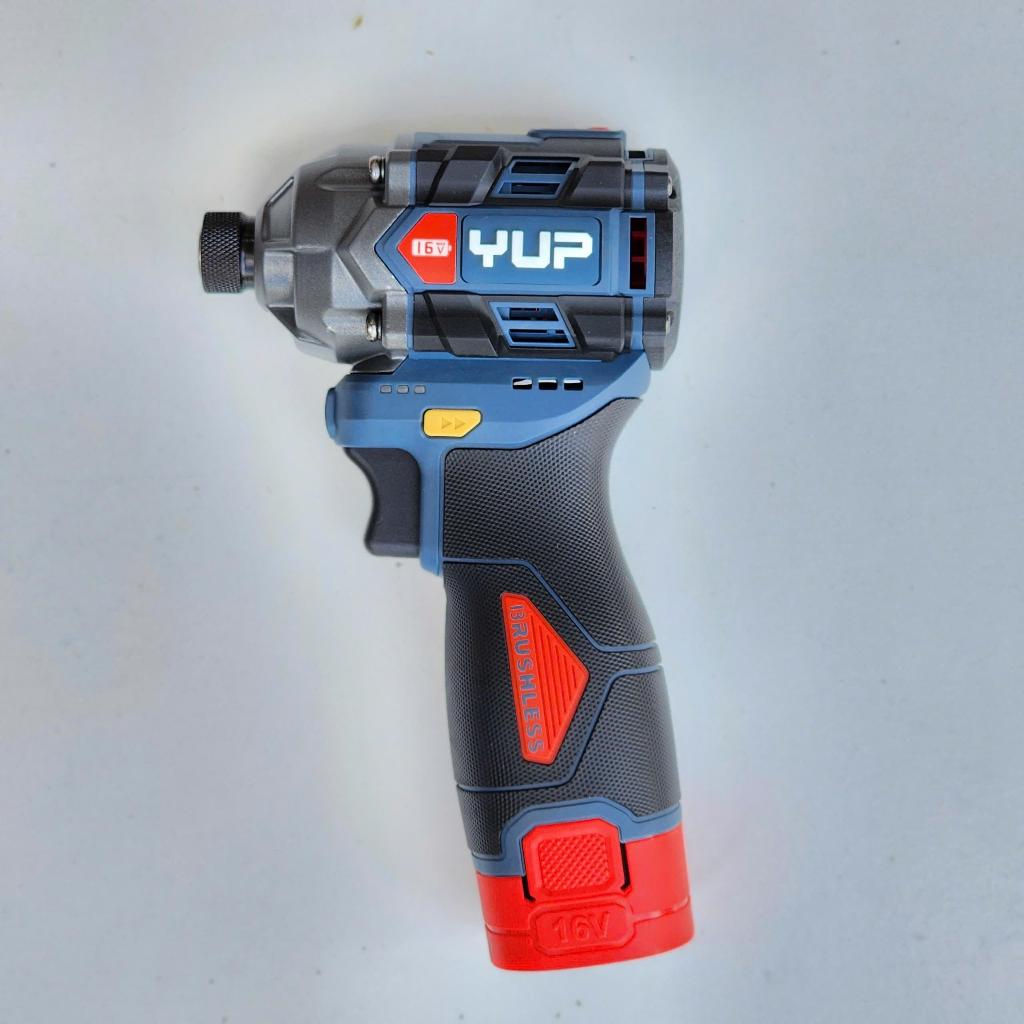 Máy Chuyên Vít 16V có búa dùng pin YUPAI/YUP lực siết 150n.m YP16 W150B (Full bộ 2Pin 2.0ah)