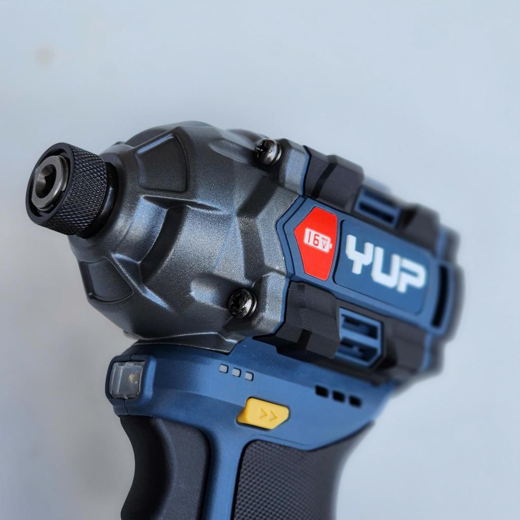 Máy Chuyên Vít 16V có búa dùng pin YUPAI/YUP lực siết 150n.m YP16 W150B (Full bộ 2Pin 2.0ah)