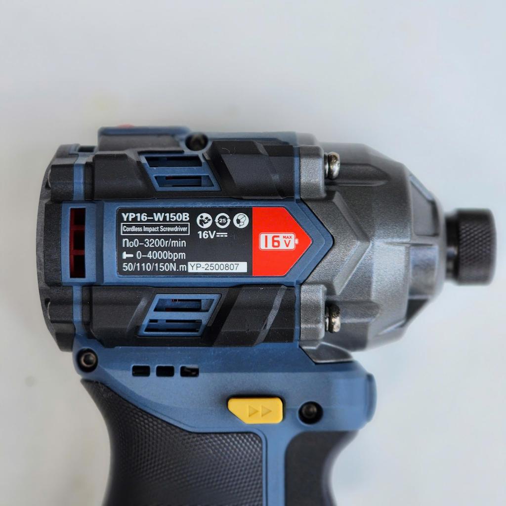 Máy Chuyên Vít 16V có búa dùng pin YUPAI/YUP lực siết 150n.m YP16 W150B (Full bộ 2Pin 2.0ah)