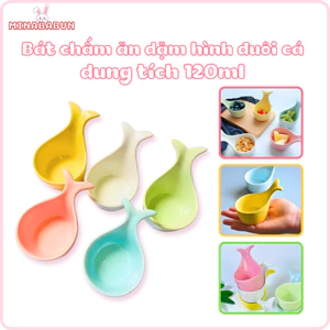 Bát Ăn Dặm Đuôi Cá Bằng Sứ An Toàn Cho Bé Yêu kiểu Nhật 120ml Bát Chấm Sứ Cao Cấp An Toàn Đáng Yêu Cho Bé Chịu Nhiệt Tốt