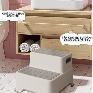 {KAIDOKIDS} Ghế kê chân Toilet cho bé ghế bậc thang đa năng, Tiện Dụng Cho Bé Để Đi Vệ sinh