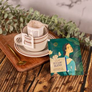 Cà Phê Túi Lọc Hancoffee Blend 60% Arabica 40% Robusta Vị Chua Thanh, Đắng Nhẹ Hộp 10 gói