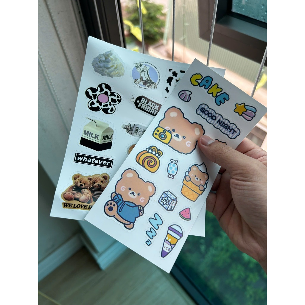 [Quà Tặng] Sticker Họa Tiết Cute Tặng Kèm Khi Mua Bao Da iPad DonieVietnam – Không Bán Lẻ