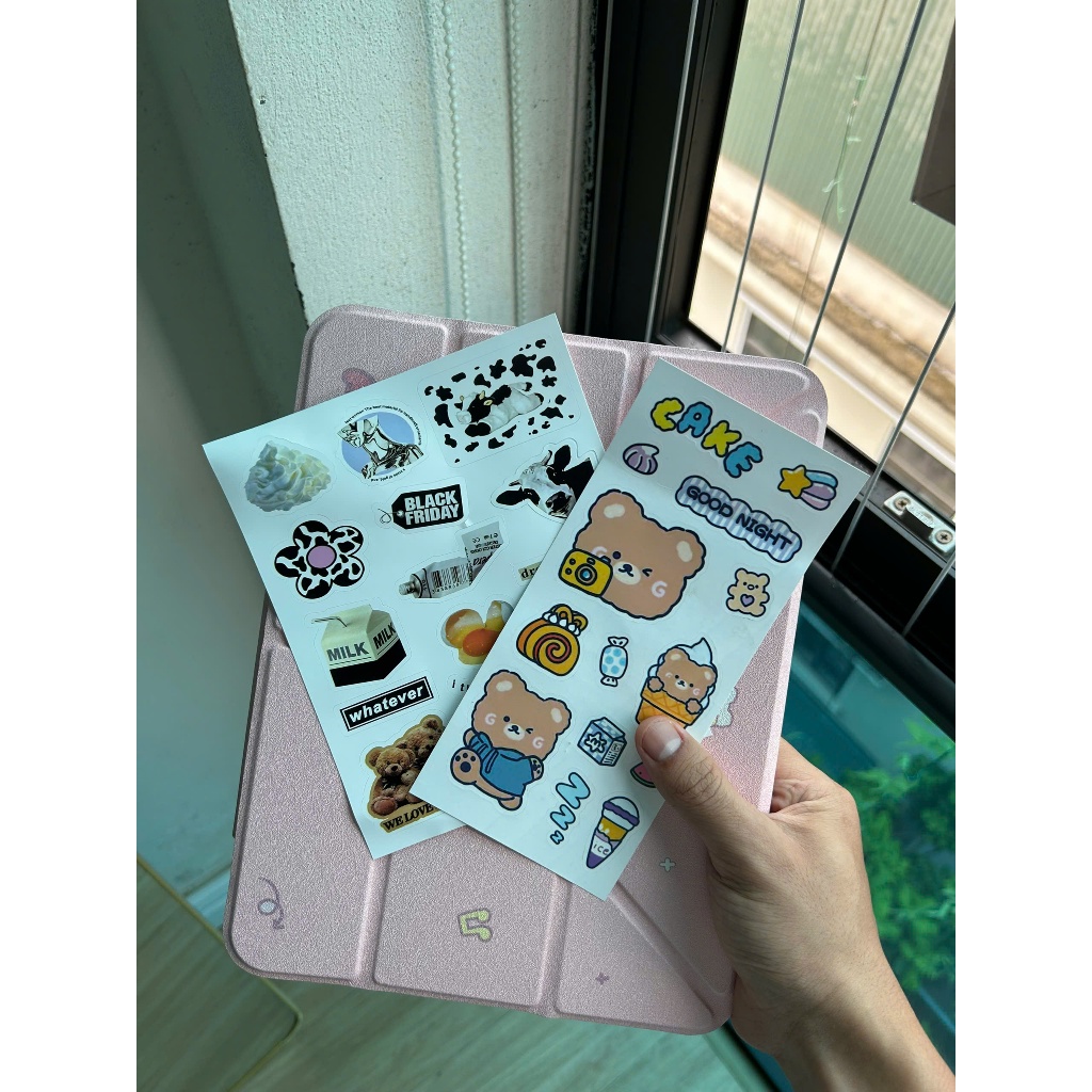 [Quà Tặng] Sticker Họa Tiết Cute Tặng Kèm Khi Mua Bao Da iPad DonieVietnam – Không Bán Lẻ