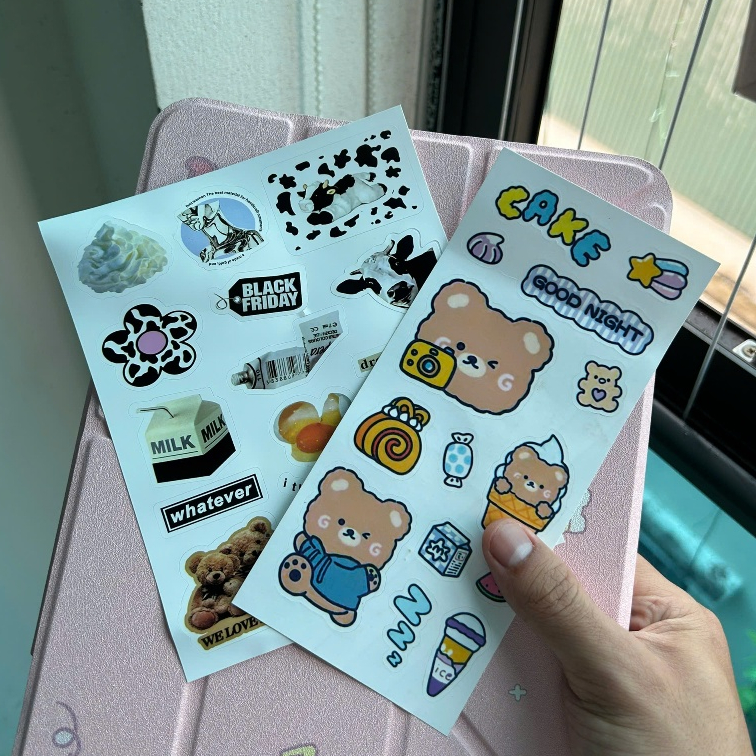 [Quà Tặng] Sticker Họa Tiết Cute Tặng Kèm Khi Mua Bao Da iPad DonieVietnam – Không Bán Lẻ