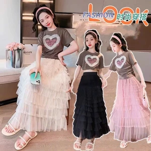 Váy xòe lưới bé gái mềm mại bay bồng phong cách hàn quốc,mặc tết,chụp ảnh,mặc đi chơi,cho bé gái và mẹ từ 13-56kg