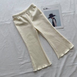 Quần Cho Bé Gái, Quần Ống Loe Cho Bé Gái Chất Liệu Cotton Co Giãn Thoáng Mát