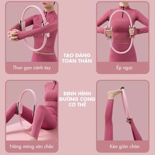 Vòng tập Yoga Pilates cao cấp phục hồi cơ sàn chậu sau sinh giúp thon gọn toàn thân  VTP3067
