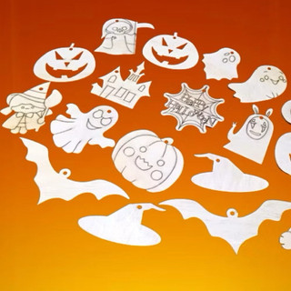 [RẺ VÔ ĐỊCH] [GIÁ XƯỞNG] COMBO 100 hình gỗ tô màu DIY HALLOWEEN