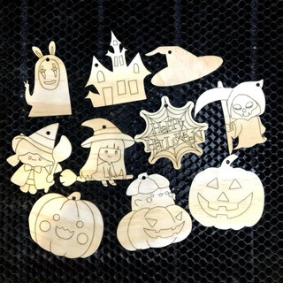 [RẺ VÔ ĐỊCH] [GIÁ XƯỞNG] COMBO 100 hình gỗ tô màu DIY HALLOWEEN