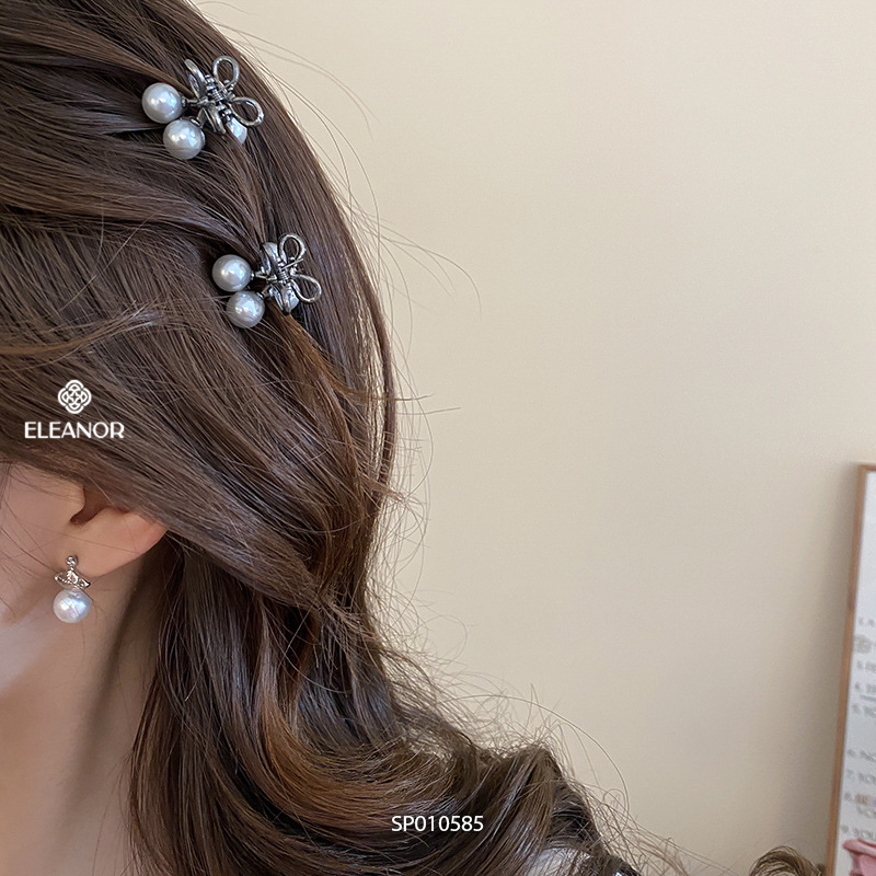 Kẹp tóc nữ càng cua Eleanor Accessories thiết kế mini nhỏ nhắn phụ kiện tóc kẹp tóc mái 10585