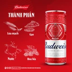 Nồng Độ Cồn 5.0% - Combo 2 Thùng 24 Lon Bia Budweiser Sleek Can Chính Hãng (330ml/ lon) — ảnh 6