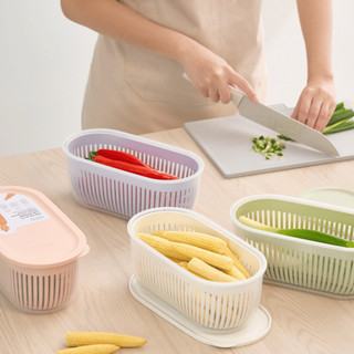 Hộp trữ rau củ Oval Hokkaido – nhựa cao cấp bền đẹp, an toàn cho thực phẩm, thiết kế tiện dụng sang trọng