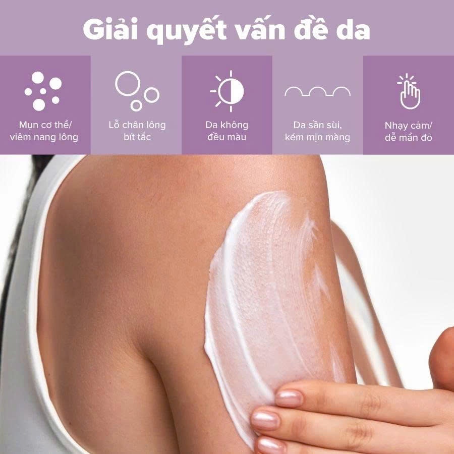 [HÀNG CTY] Kem dưỡng thể Paula's Choice 2% BHA Body Smoothing Spot Exfoliant  Giảm Mụn Body Mã 5706 60ml
