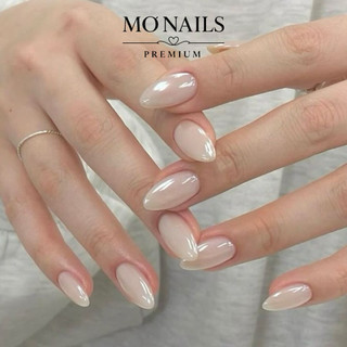 Nailbox Thiết Kế, Móng Úp, Móng Tay Giả Trơn Tráng Gương Ngọc Trai Sang Chảnh Chụp Kỉ Yếu P18