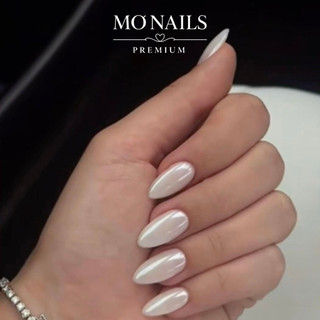 Nailbox Thiết Kế, Móng Úp, Móng Tay Giả Trơn Tráng Gương Ngọc Trai Sang Chảnh Chụp Kỉ Yếu P18