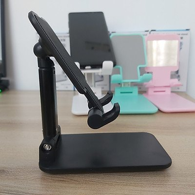 Giá đỡ ipad điện thoại để bàn K3 nhỏ gọn điều chỉnh đa năng, Kệ để điện thoại máy tính bản gấp gọn đế vững chắc tiện lợi