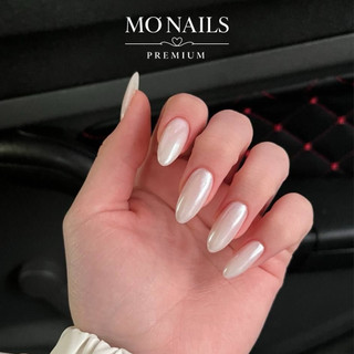 Nailbox Thiết Kế, Móng Úp, Móng Tay Giả Trơn Tráng Gương Ngọc Trai Sang Chảnh Chụp Kỉ Yếu P18