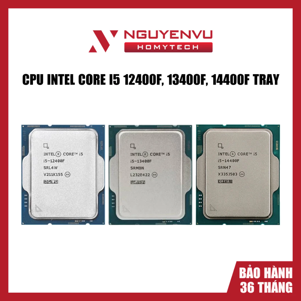 CPU Intel Core i5 F Series Tray