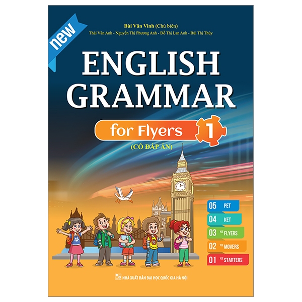 Sách English Grammar For Flyers 1,2- Có Đáp Án (Bộ/Lẻ 2 Cuốn)