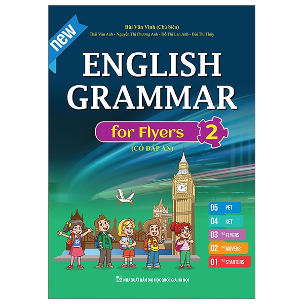 Sách English Grammar For Flyers 1,2- Có Đáp Án (Bộ/Lẻ 2 Cuốn)