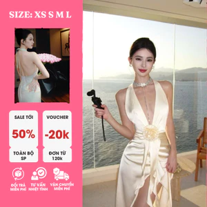 Đầm Phi Lụa Hàn Dự Tiệc – Body Tôn Dáng, Sang Trọng, Quyến Rũ