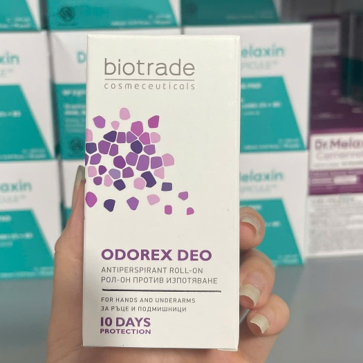 Lăn khử mùi giảm tiết mồ hôi Biotrade Odorex Deo Antiperspirant Roll On 20ml