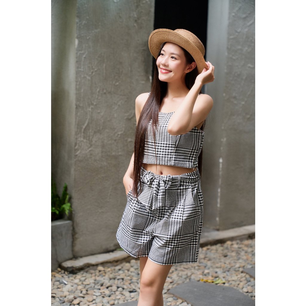 Set áo và quần Nữ kẻ sọc cotton 100% SWEET SIXTEEN Thương Hiệu NINOMAXX 2201007