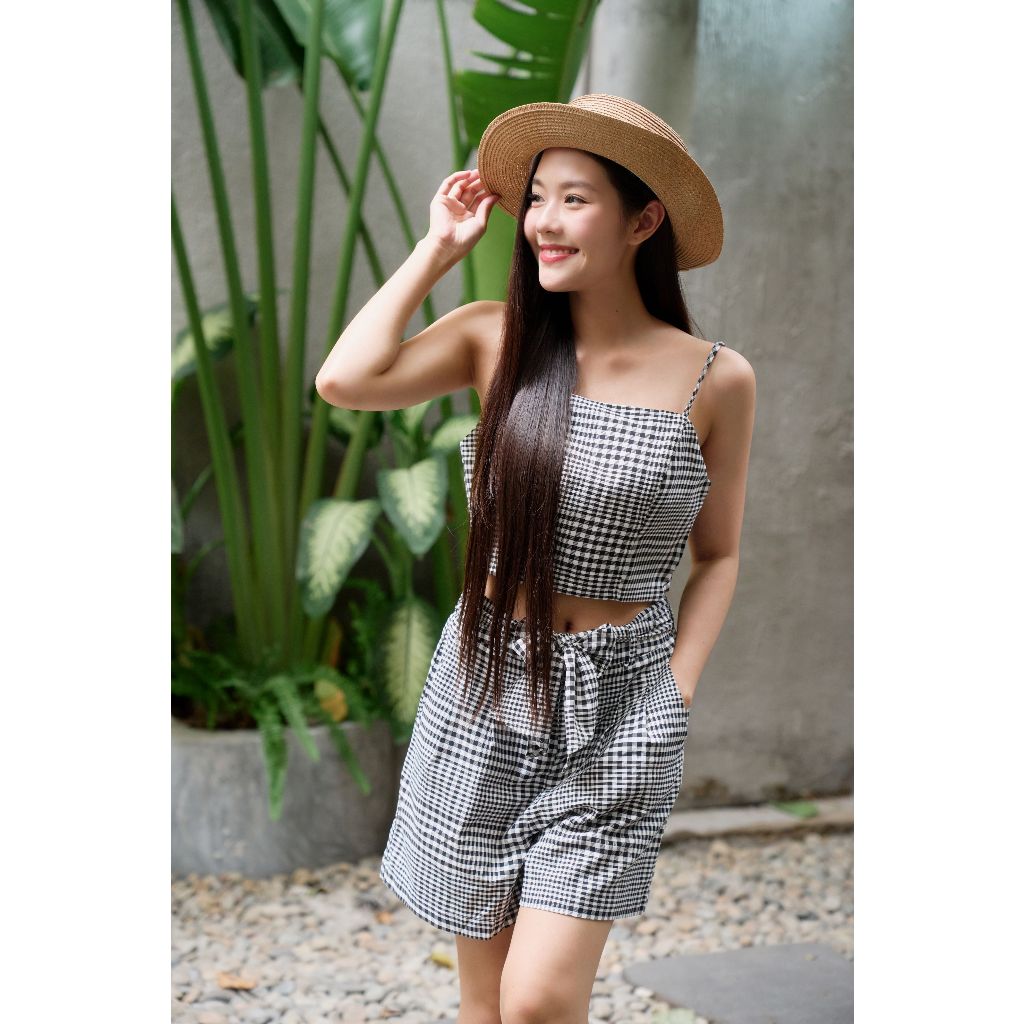 Set áo và quần Nữ kẻ sọc cotton 100% SWEET SIXTEEN Thương Hiệu NINOMAXX 2201007