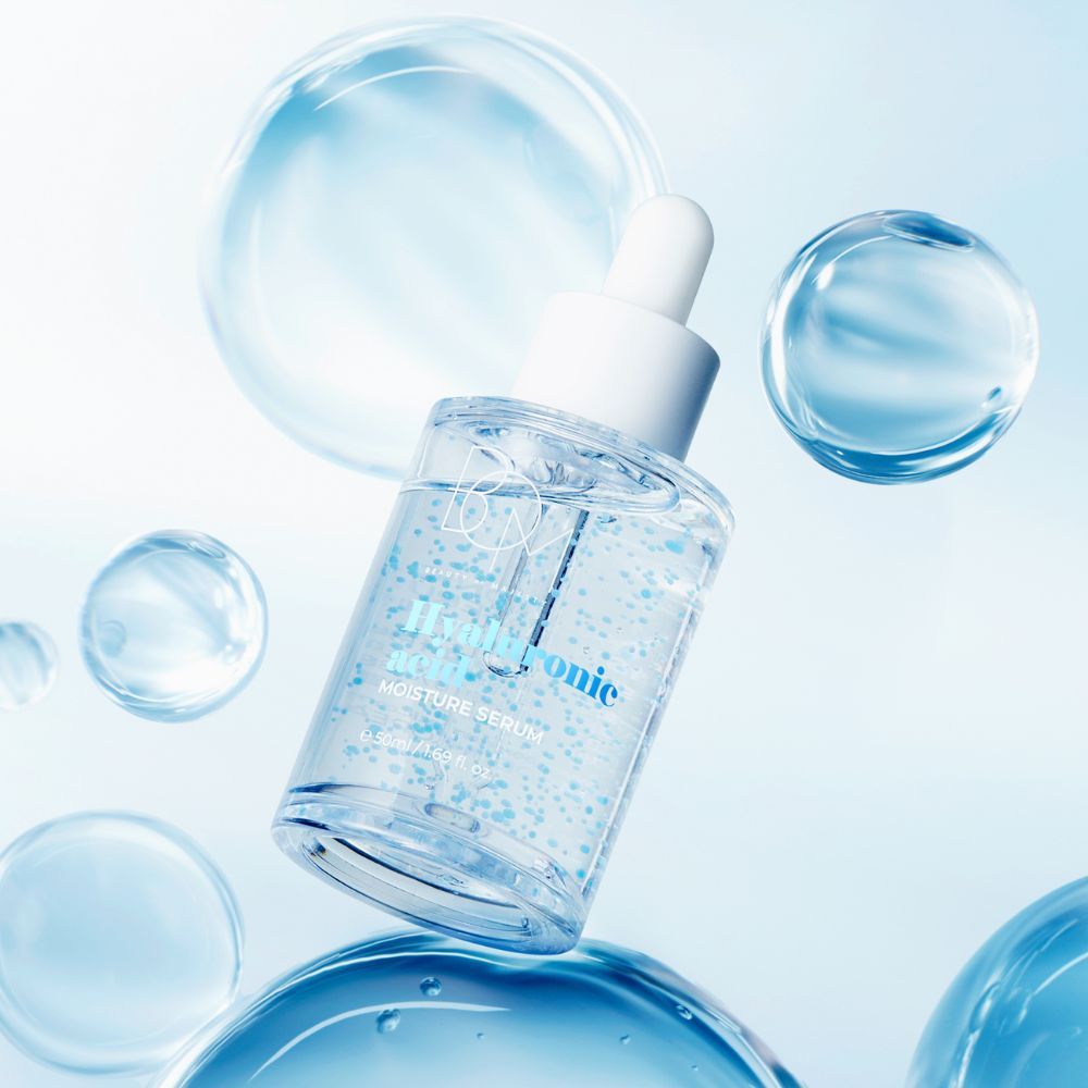 Combo 2 Chai Tinh Chất Dưỡng Ẩm BOM Hyaluronic Acid Moisture Serum 50ml