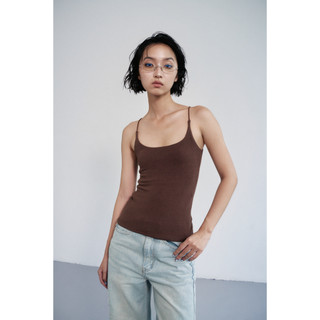 THEKIM Áo 2 dây ( mút ngực tháo rời ) sợi bún quai nhọn , vải cotton may 2 lớp , áo hai dây cho nữ ôm body  A105