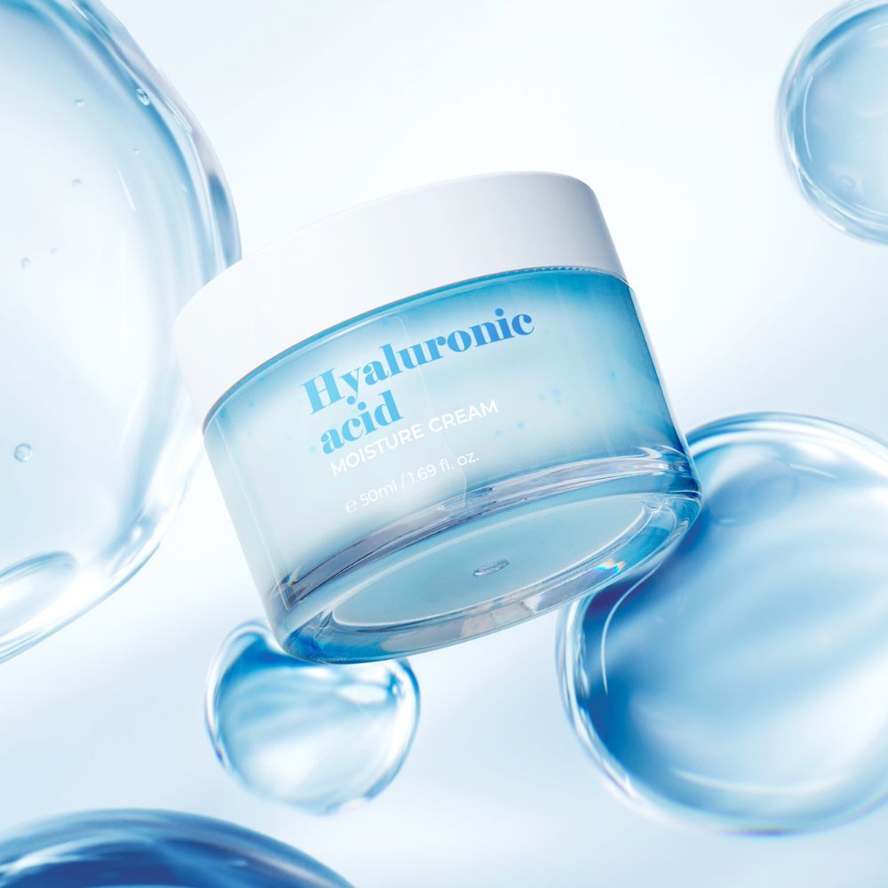 Combo 2 Kem Dưỡng Cấp Ẩm BOM Hyaluronic Acid Moisture Cream 50ml