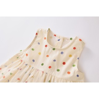 Bộ Đồ Bé Gái , Bộ Cho Bé Gái Thiết Kế Áo Sát Nách Kèm Quần Ống Suông Chất Liệu Cotton Mềm Mại