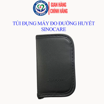Túi da đựng máy đo đường huyết Sinocare - Sử dụng đựng được cho nhiều máy đo đường huyết