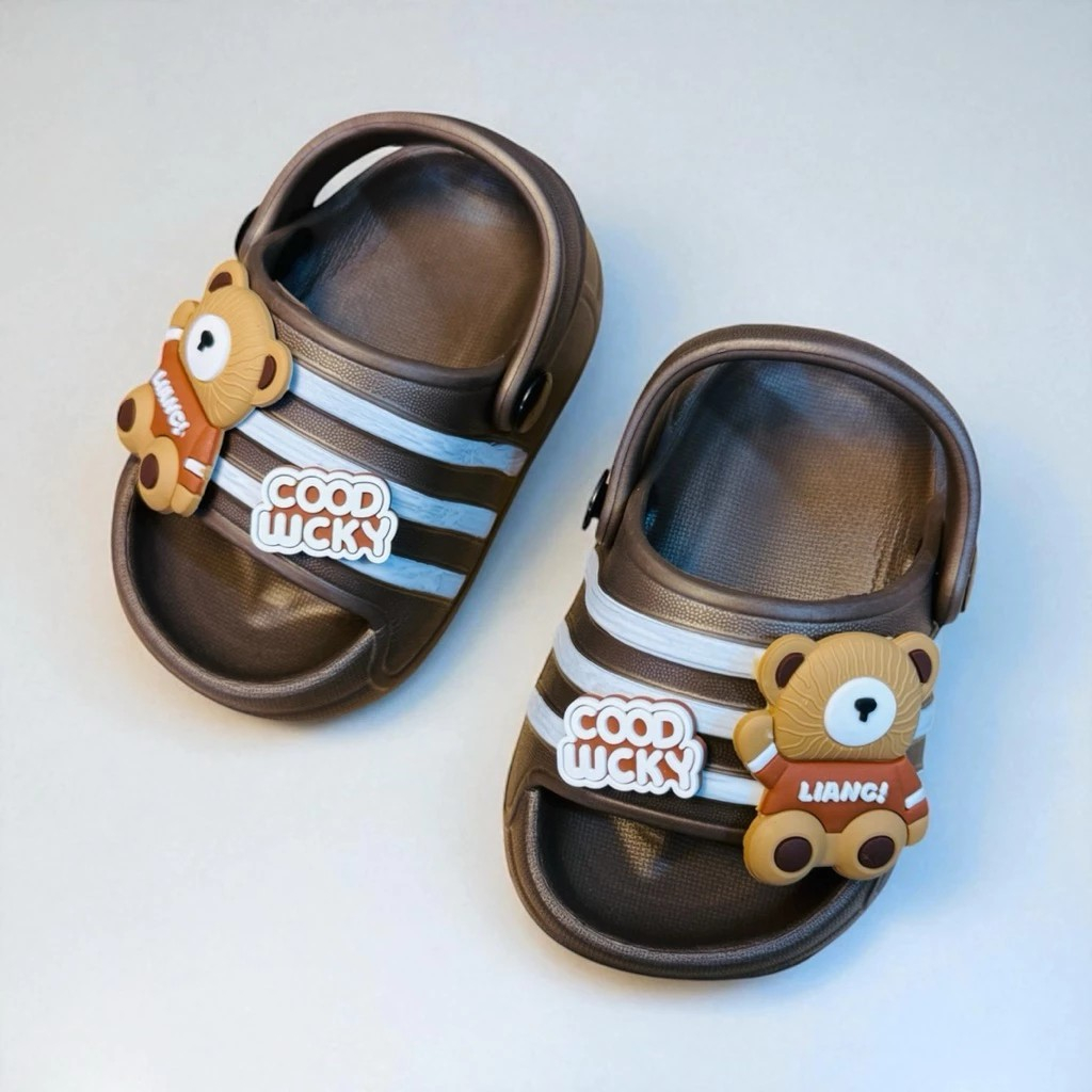 Dép bánh mì cho bé trai bé gái siêu dễ thương hình thỏ baby phối hai màu siêu nhẹ