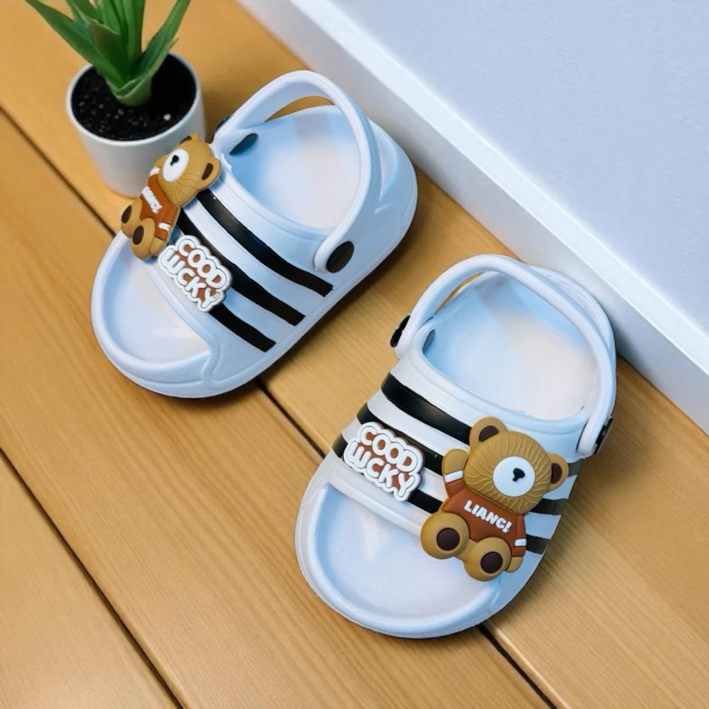 Dép bánh mì cho bé trai bé gái siêu dễ thương hình thỏ baby phối hai màu siêu nhẹ