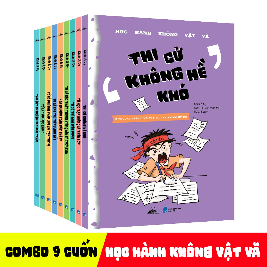 Sách - Trọn Bộ 9 Cuốn Học Hành Không Vật Vã - Phương Pháp Học Tập Hiểu Quả Cho Trẻ