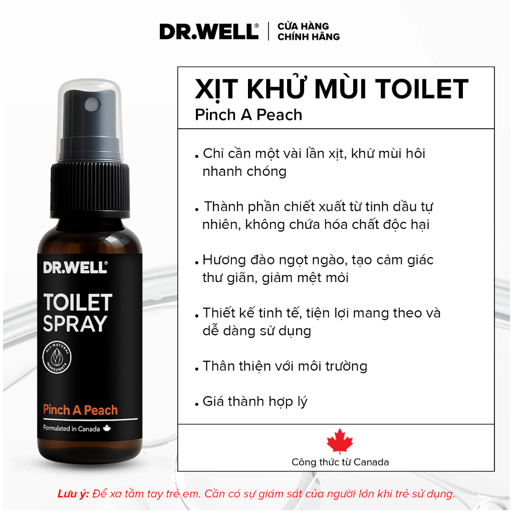 Chất lượng Nước Xịt Khử Mùi Toilet Tiêu Chuẩn