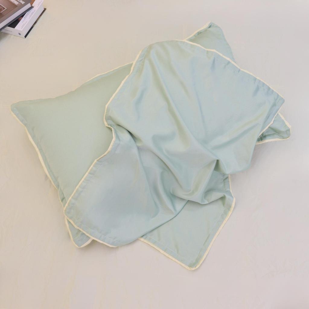 Vỏ Gối Nằm Lụa Thái Cao Cấp 45x65cm Màu Trơn Hàng Chính Hãng An Như Bedding (1 Chiếc)
