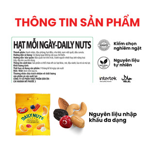 Hộp Thập Cẩm Hạt Và Trái Cây Khô Dailynuts Dan D Pak I Daily Nuts & Berries I 500g (20 gói x 25g)