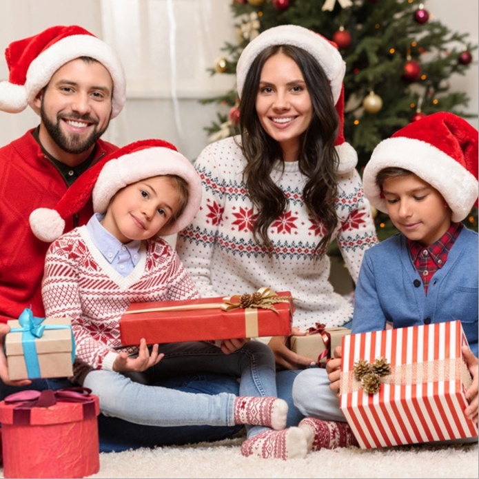 Mũ Ông Già Noel Giữ Ấm Mùa Đông Cho Người Lớn Và Trẻ Em, Mũ Giáng Sinh Bằng Vải Lông Cao Cấp