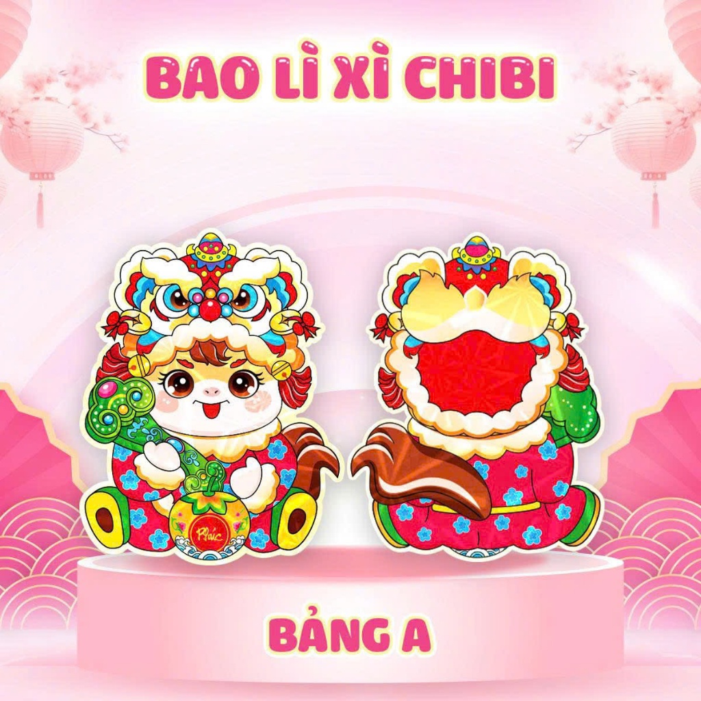 Sỉ 1000 Bao Lì Xì Chibi Hình Ngựa  2026 Tết Bính Ngọ Lì Xì Chúc Mừng Năm Mới  - Đồ Chơi Cho Bé PUKAPI