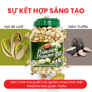Hạt Dẻ Cười Vị Nấm Truffle Dan D Pak I Pistachios Truffle Flavor I 500g