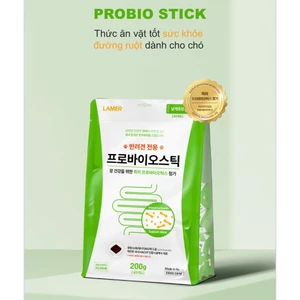 NEW VIÊN ĂN VẶT MEN VI SINH HỖ TRỢ TIÊU HÓA CHO CHÓ MÈO LAMER INTESTINE HEALTH STICK 50g | 200g