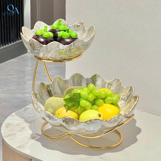 Kệ 3 Tầng Sứ Đựng Hoa Quả, Bánh Kẹo Chuyên Dụng Cho Sự Kiện, Tiệc Cưới, KỆ CUPCAKE 2 | 3 Tầng DECOR