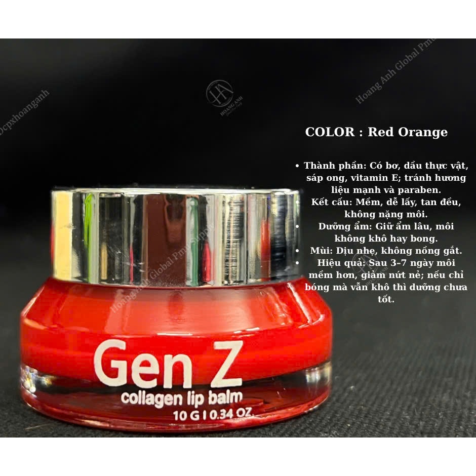 Dưỡng Genz dùng cho môi sau xăm hiệu quả