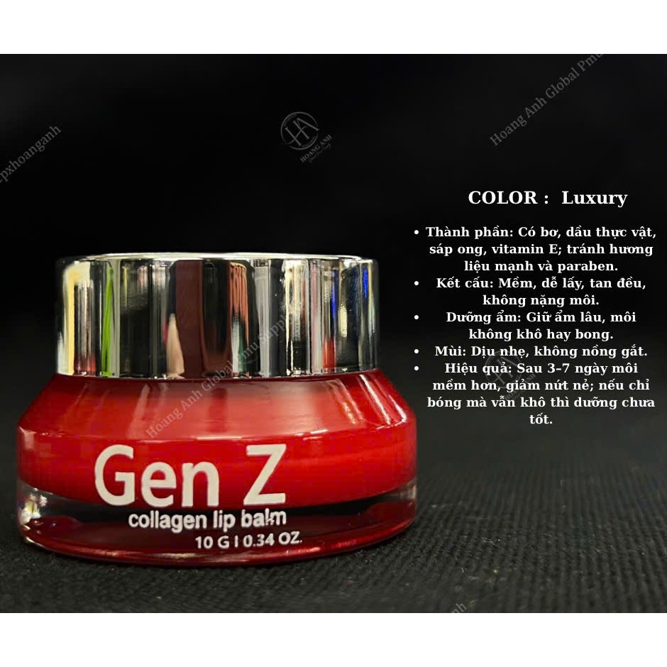 Dưỡng Genz dùng cho môi sau xăm hiệu quả
