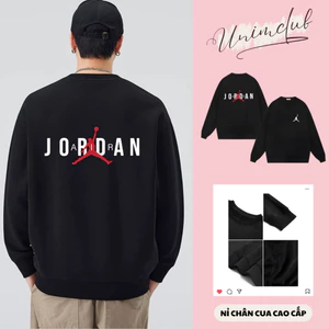 Áo Sweater Jordan Air Dài Tay Thu Đông Unisex Unim Club Chất Nỉ Chân Cua Premium 350 GSM - SWTJD